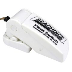 Seachoice Universal Float Switch, DC bilge pumps, marine grade tinned wires, 15 Amps, 36 voltage, Camco, two-year warranty, boat bilge pump, water damage, pump activation, marine accessories.