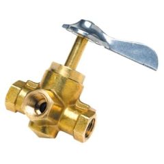 Seachoice Brass Three Way Fuel Line Valve, durable brass, marine environments, fuel line systems, positive lock, secure connection, audible click, fuel line applications, Seachoice, marine industry, quality, reliability, upgrade, boating adventures.