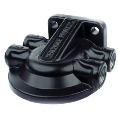 Seachoice Fuel/Water Separating Filter Bracket, Aluminum, Boat Engine, Performance, Durability, Reliability, Marine Conditions, Brass Fittings, Leak-Free Connection, Compatibility, Filters, Versatile Choice, Stylish Design, Black Powder-Coated Finish, Aes