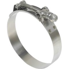Seachoice 23453 Heavy-Duty 300 SS T-Bolt Clamp, SAE 84, durable, reliable