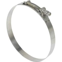 Seachoice 23458 Heavy-Duty T-Bolt Clamp, 300 Stainless Steel