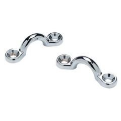 Seachoice, Chrome Plated Zinc, Eye Straps, Fastening, DIY, Professional, High-Quality, Durability, Reliability, Corrosion-Resistant, Versatile, Secure, Sturdy, Elegance, Pack of 4, Hardware, Installation, Upgrade.