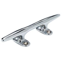 Seachoice Chrome Plated Polished Cast Brass Hollow Base Yacht Cleat, boat cleat