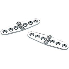 Seachoice Chrome Plated Brass Strap Hinges, durable chrome plated brass hinges