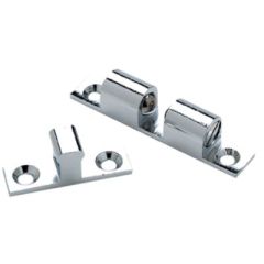 Seachoice Chrome Plated Brass Friction Catch, durable brass construction, adjustable pressure feature