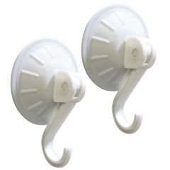 Seachoice 36383 Suction Cup Hooks, durable plastic, strong suction power
