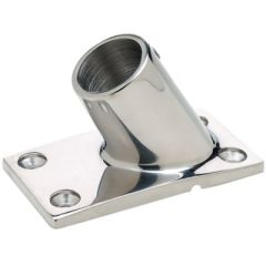 Seachoice Rectangular Base Rail Fitting, 7/8" OD Tubing