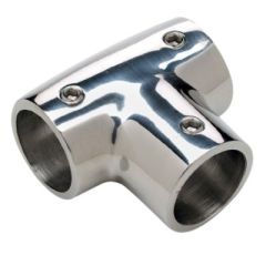 Seachoice Rail Fitting Tee, 7/8" OD Tubing, Boat Railing, Marine Enthusiast, Stainless Steel, Custom Configurations