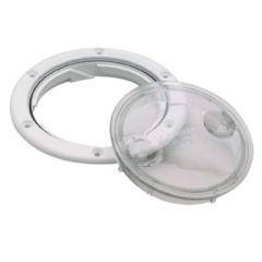 Seachoice Polypropylene Twist 'N' Lock Deck Plate, Cam-action Watertight O-ring Seal