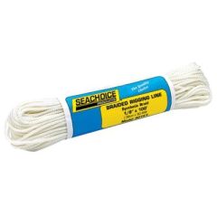 Seachoice Braided Utility Line, 1/8" x 100' White