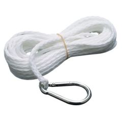 Seachoice 40211 Hollow Braid Polypropylene Anchor Line, White