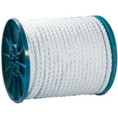 Twisted Nylon Rope, White, Seachoice, 5/16" x 600'