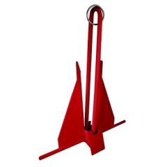 Seachoice PVC Coated Slip-Ring Anchor, Red, boat anchor, PVC coated anchor