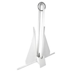 Seachoice PVC Coated Slip-Ring Anchor, White, boat anchor, marine accessories