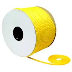 Twist Poly Yellow Rope, Polypropylene Rope
