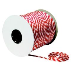 Red/White Solid Braid MFP, Derby Rope