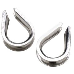 Seachoice Stainless Steel Wire Rope Thimble, premium stainless steel, federal specs FFT-276b type 2, durable construction, impeccable quality, heavy-duty application, marine, industrial settings, professional contractor, DIY enthusiast, versatile, robust 