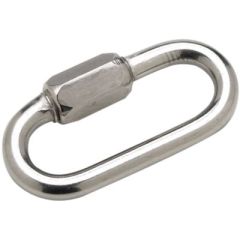 Seachoice Stainless Steel Chain Link, heavy-duty needs, cast 316 stainless steel, break strength, towing vehicles, marine vessels, load capacity, 5/16" x 3", corrosion-resistant, indoor and outdoor use, unbeatable strength, construction worker, DIY enthus