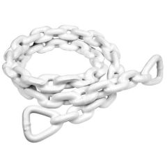 Seachoice White PVC Coated Galvanized Anchor Lead Chain, PVC Coated Galvanized Anchor Lead Chain