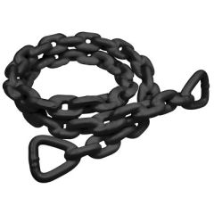 Seachoice Black PVC Coated Galvanized Anchor Lead Chain, PVC Coated Galvanized Anchor Lead Chain
