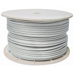 Navy Double Braid, Seachoice, boating enthusiasts, high-grade nylon, durability, marine adventure, Seachoice brand, navy color, 3/8" thickness, optimal strength, 600 feet, top-notch product, boat owner.