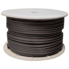 Black Double Braid, 3/8" x 600', Seachoice, marine accessories, nylon, durable construction, boating gear, reliable connection, water adventure, anchor lines, mooring lines, high-grade, long-lasting performance, sleek black color, superior craftsmanship, 