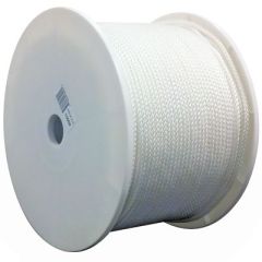 Seachoice White General Purpose Tie Down Cord, durable rope  
ultimate solution, tying needs  
high-quality, reliability  
ample length, various projects  
impressive tensile strength, heavy loads  
trusted brand, industry  
8 strand white braided p