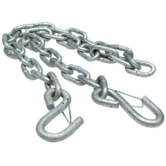 Seachoice Trailer Safety Chain, durable construction, reliable performance, zinc plated, corrosion resistance, 1/4" x 42" size, welded link chain, safety hooks, maximum load capacity 900 lbs, Receiver Class III, industry standards, worry-free travels