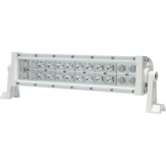 Seachoice 51683 LED Spot/Flood Light Bar, White Housing, 24 LEDs, 12/24V, durable lighting solution, versatile illumination, waterproof and dustproof, easy installation, high visibility, compact design, reliable performance, Seachoice quality