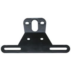 License Plate Bracket, vehicle accessory, black heavy-duty plastic, universal application, SAE/DOT/FMVSS/CMVSS standards, Seachoice, automotive industry, sturdy construction, reliable performance, elegant design, long-lasting durability.