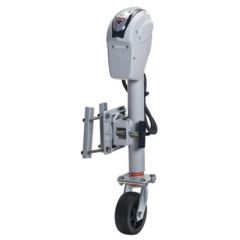 Seachoice 52043 Deluxe Electric Marine Jack, Touch Panel, Boat Trailer Lifting, Electric Motor, LED Light, Waterproof Touch Panel, Corrosion-Resistant Aluminum Construction, Heavy-Duty Wheel, 7-Way Connector, Maximum Load Capacity, Seachoice Brand, Easy M