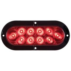 Seachoice 52841 LED 6" Oval Sealed Lights, Surface Mount LED Tail Lights
