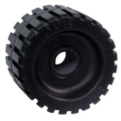 Seachoice Black Rubber Ribbed Roller, Boat Trailer Roller
