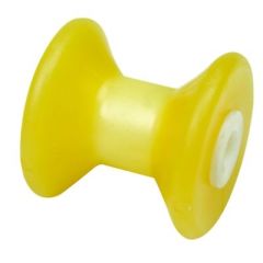 Seachoice Non-Marking TP Yellow Rubber V-Bow Stop, boat owners, C.h. Yates rubber, durability, visibility, 1/2" ID hole, 4" length, versatile design, 5-year warranty, bulk packaging, marine industry.