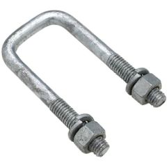 Sq U-Bolt-3, galvanized steel