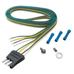 4-Way Flat Trailer Harness, 48"Trailer Side
