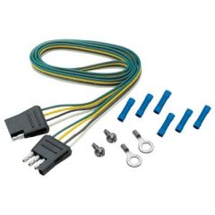 4-Way Flat Trailer Harness, Car and Trailer Side Loop