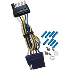 Seachoice RV 5-Way Flat Connector, 60", light-duty applications, surge brake lockout, back-up lamp functionality, precision durability, 16 Ga. Bonded Wire, tin-plated terminals, molded PVC connectors, maximum load capacity, seamless installation, Seachoic