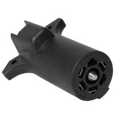 7-Way RV Style to 5-Flat Adapter, durable molded plastic, flat blade brass terminals, flat pin-style tin plated terminals, Seachoice, high-quality products, maximum voltage, seamless communication, compact design, lightweight, reliable performance, worry-