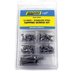 Seachoice Stainless Steel Tapping Screw Kit, high-quality stainless steel