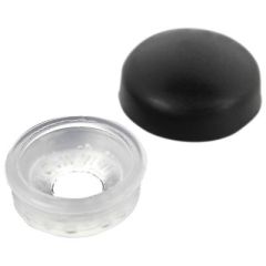 Seachoice Screw Caps, Black, #10 & #12