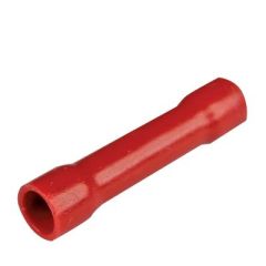Seachoice Vinyl Insulated Butt Connectors, wire connecting, vinyl insulation, crimping, ribbed barrel, automotive wiring, marine applications, electrical projects, red color, voltage, temperature resistance, connectors, wire range, American Wire Gauge, qu