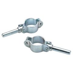 Seachoice 70521 Zinc Plated Steel Oarlocks, Clamp-On Oarlocks