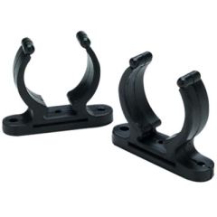 Seachoice Black Nylon Boat Hook Clips, durable nylon boat hook clips