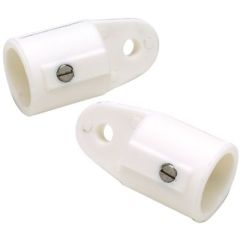 Ext Eye End, 7/8 White, Stainless Steel, 316