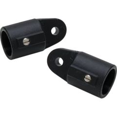 Ext Eye End, Black, Stainless Steel