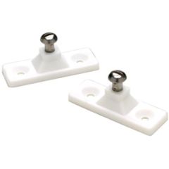 Side Mt Deck Hinge, White Finish, Marine Application, Boat Aesthetic, Easy Installation, Reliable Performance
