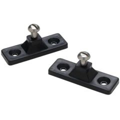side mount deck hinge, black, boat accessories, marine accessories, durable, corrosion-resistant, UV-resistant, easy installation, versatile design, secure connection