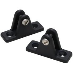 Deck Hinge, Black, Seachoice, Plastic, Nylon