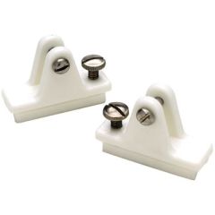 Seachoice Nylon Side Mount Deck Hinges, Stainless Steel Slide Lock